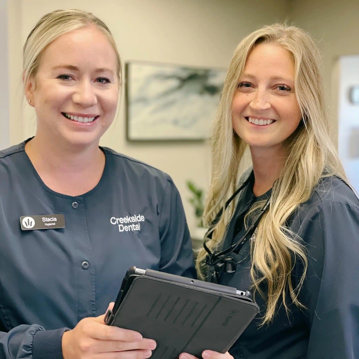 women provide genuine care Creekside Dental